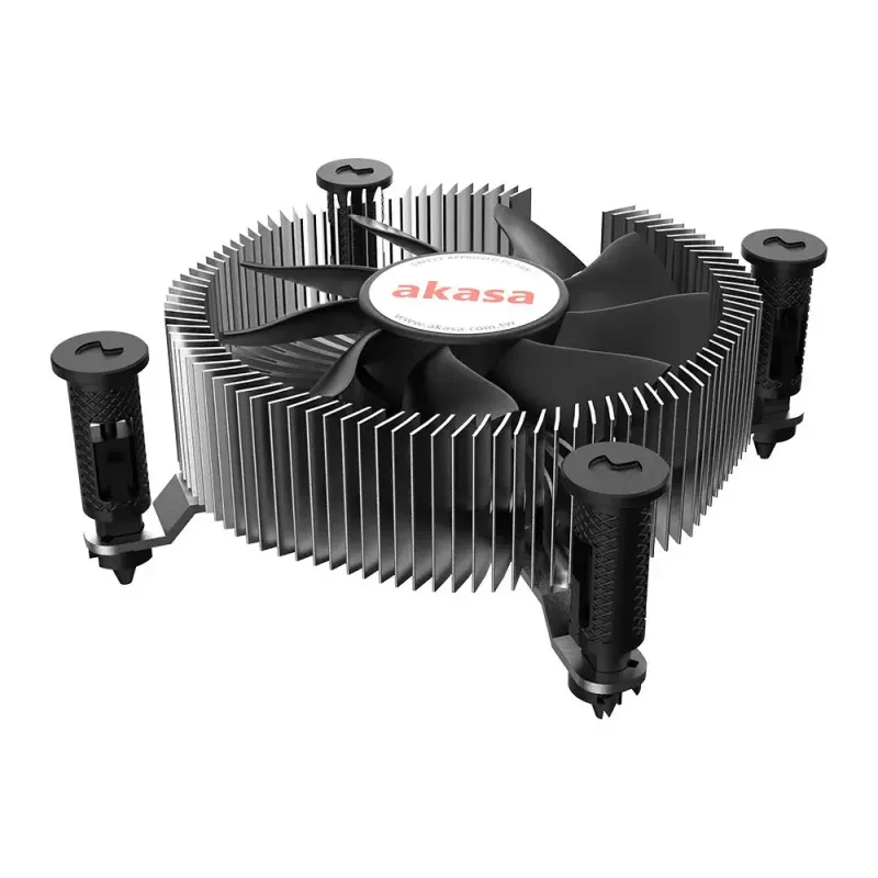 Hübriidjahuti Akasa Intel LGA1700 Alumiinium Must 3.76 mmH2O Kuullaager