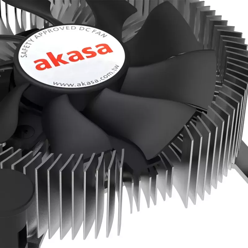 Hübriidjahuti Akasa Intel LGA1700 Alumiinium Must 3.76 mmH2O Kuullaager