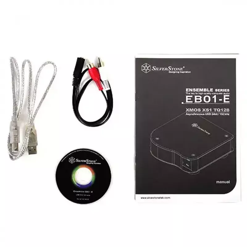 Audio Interface Silverstone EB01-E Silver