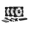 Aerocool Saturn 12F Pro ARGB korpuse ventilaatorid, 3 tk komplekt koos kontrolleriga, 120 mm