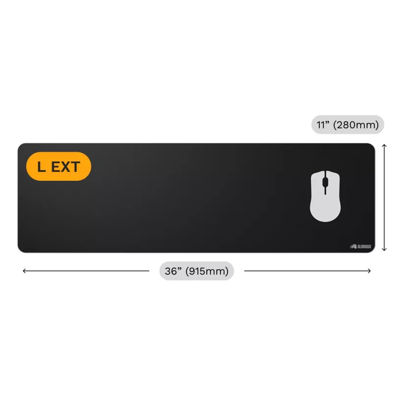 Glorious Gaming Glorious hiir Pad 2 Large Extended - servadeta - must