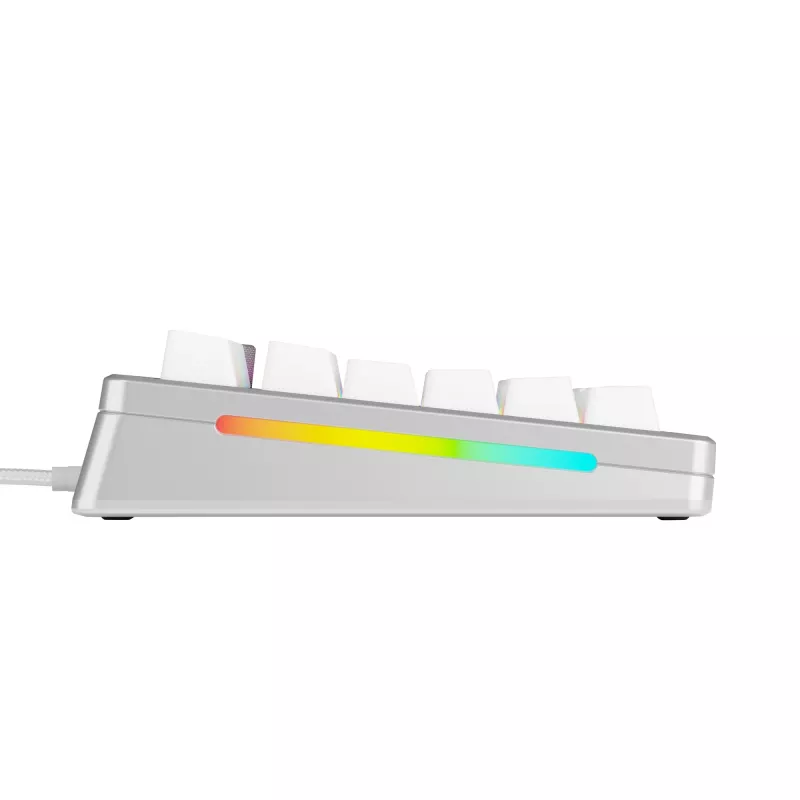 Mehaaniline mängurklaviatuur GLORIOUS GMMK 3 PRO 75% Juhtmega USB QWERTY RGB Hõbedane (US)