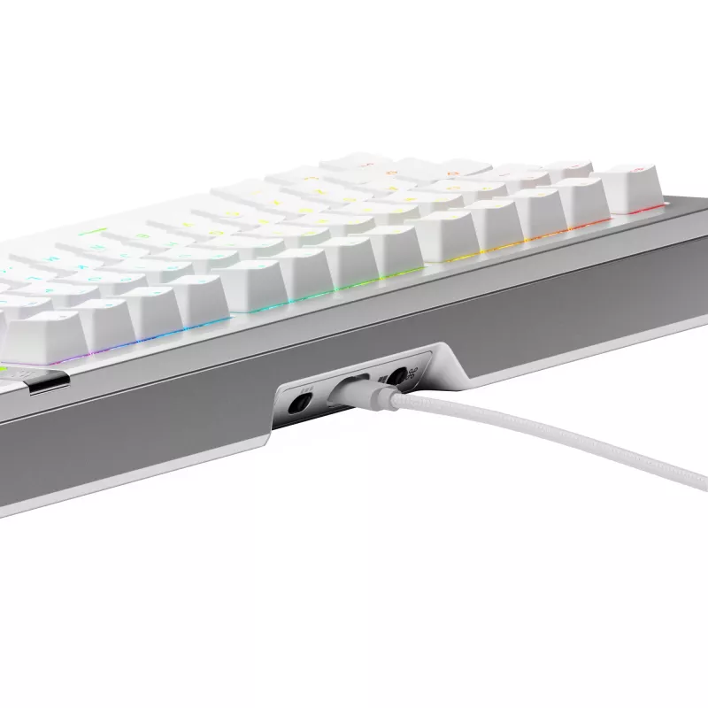 Mehaaniline mängurklaviatuur GLORIOUS GMMK 3 PRO 75% Juhtmega USB QWERTY RGB Hõbedane (US)