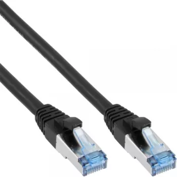 InLine ühenduskaabel S/FTP PiMF Cat.6A halogeenivaba 500MHz must 2m