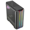 Aerocool SKYLINEV2BK PC ATX Case Dual Front Panel LED ARGB Fan ARGB 12cm Must
