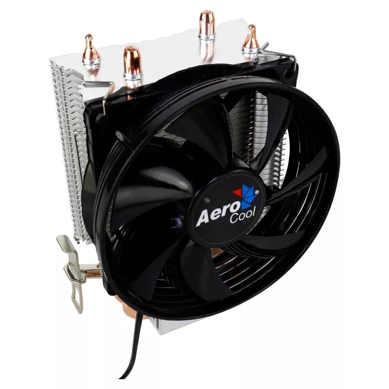 AEROCOOL VERKHO2 protsessorijahuti 90 mm ventilaatoriga, hüdrauliline laager, 800–2000 p/min, 110 W TDP, mitme pesa tugi (avatud pakend)