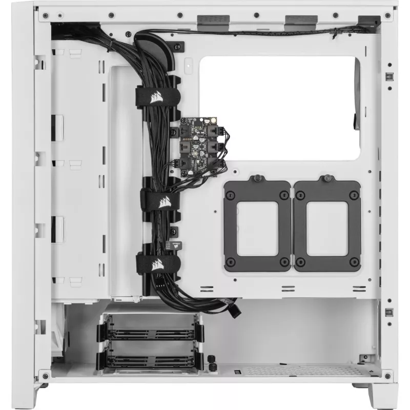 CORSAIR Midi Tower Case - Icue 4000d RGB Valge