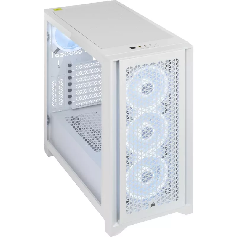 CORSAIR Midi Tower Case - Icue 4000d RGB Valge