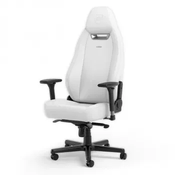Mängutool noblechairs LEGEND — polsterdatud iste, valge, 520 mm laius, kõrgus 132–142 cm, maksimaalne koormus 150 kg