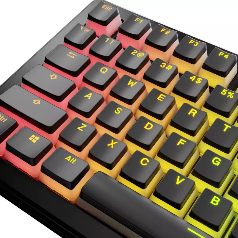 GLORIOUS GPBT Aura V3 Must US RGB klahvikomplekt