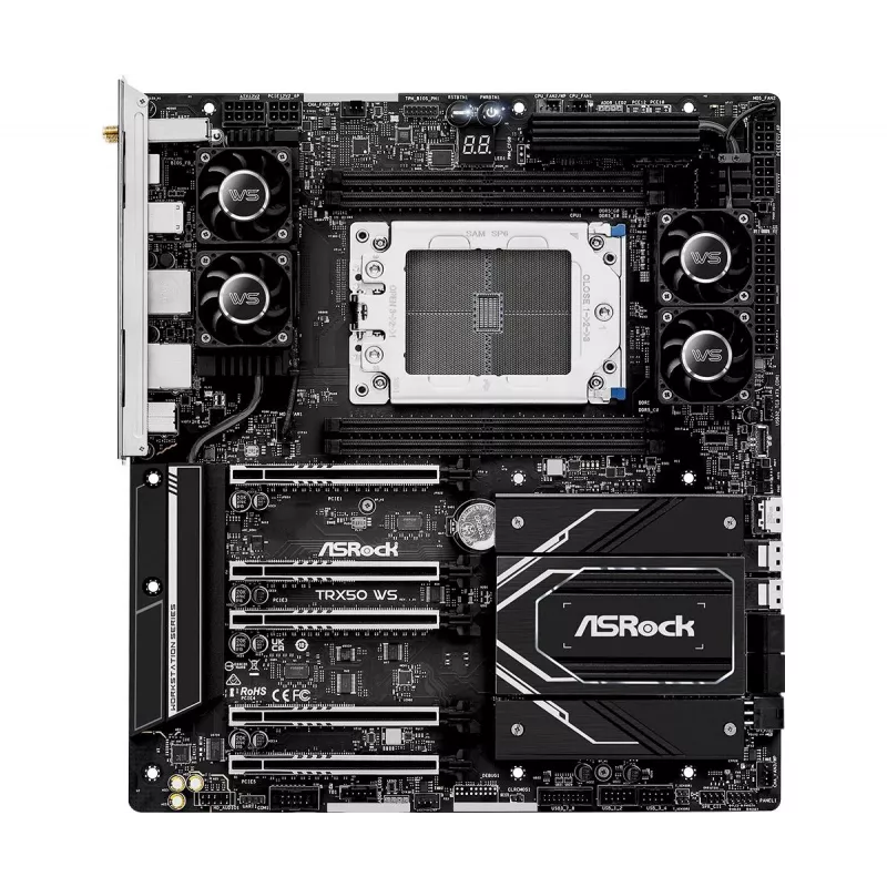 ASRock emaplaat TRX50 WS AMD TRX50 Ryzen 4 X DDR5 7.1ch HD Audio EATX