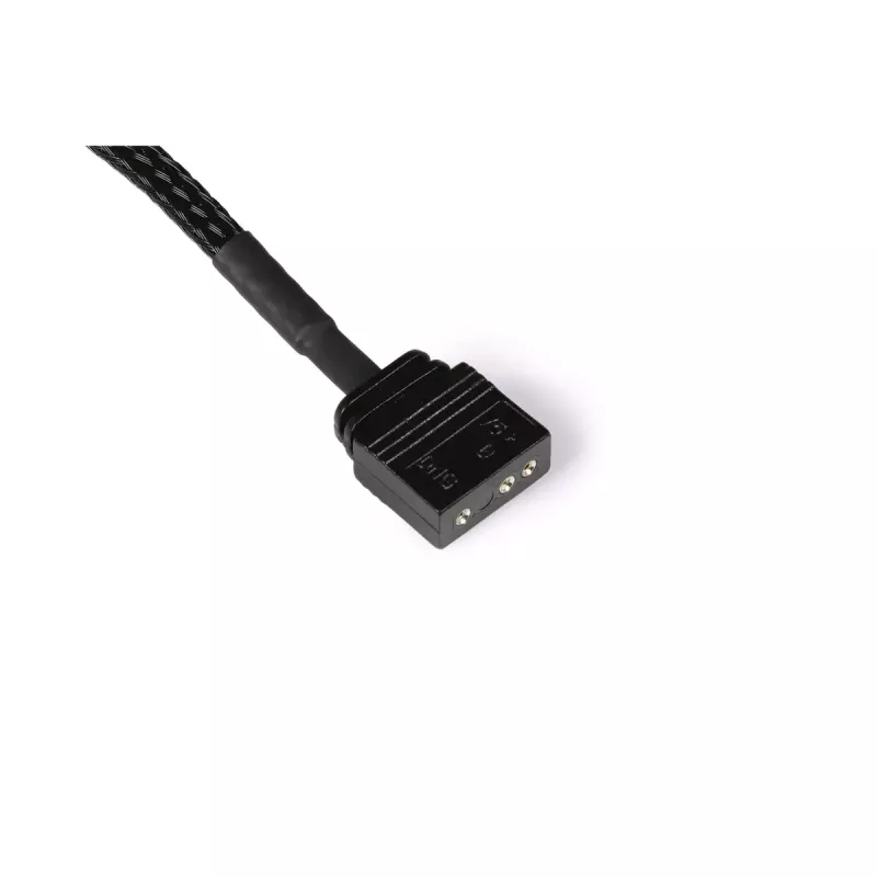 RGB jaoturkaabel Alphacool 18710 Must Plastik
