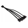 RGB jaoturkaabel Alphacool 18710 Must Plastik