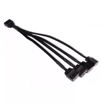 RGB jaoturkaabel Alphacool 18710 Must Plastik