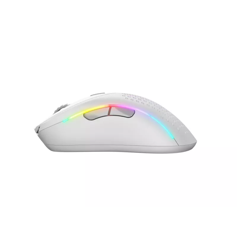 Glorious Gaming Glorious Model D 2 Wireless - Matt valge, Paremakäeline, RF-juhtmevaba, 19000 DPI, Valge