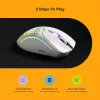 Glorious Gaming Glorious Model D 2 Wireless - Matt valge, Paremakäeline, RF-juhtmevaba, 19000 DPI, Valge