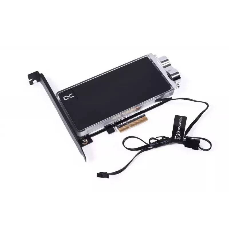 Alphacool Core M.2 NVMe PCIe 5.0 vedelikjahuti tagaplaadiga