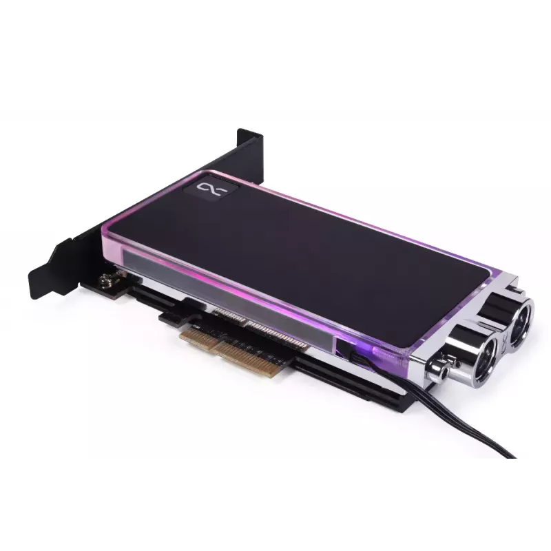 Alphacool Core M.2 NVMe PCIe 5.0 vedelikjahuti tagaplaadiga