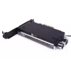 Alphacool Core M.2 NVMe PCIe 5.0 vedelikjahuti tagaplaadiga