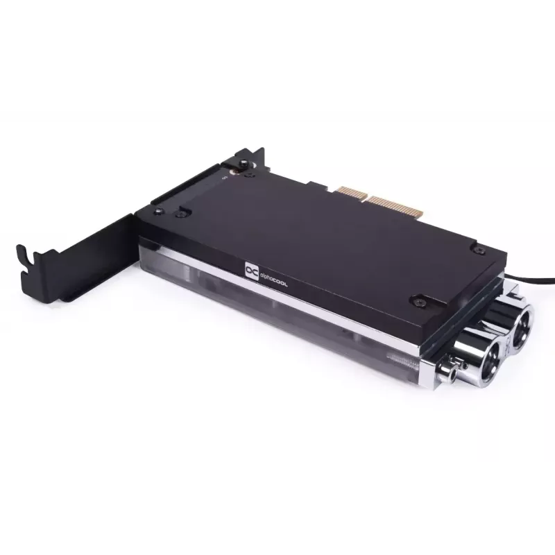 Alphacool Core M.2 NVMe PCIe 5.0 vedelikjahuti tagaplaadiga