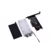 Alphacool Core M.2 NVMe PCIe 5.0 vedelikjahuti tagaplaadiga