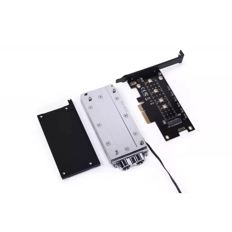 Alphacool Core M.2 NVMe PCIe 5.0 vedelikjahuti tagaplaadiga