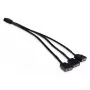 RGB jaoturkaabel Alphacool 18709 5V must plastik 150mm