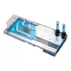 Water block + Backplate Phanteks Glacier G40 Akrüül Vask Hall Läbipaistev
