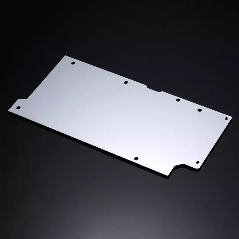 Water block + Backplate Phanteks Glacier G40 Akrüül Vask Hall Läbipaistev