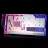 Water block + Backplate Phanteks Glacier G40 Akrüül Vask Hall Läbipaistev