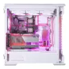 Water block + Backplate Phanteks Glacier G40 Akrüül Vask Hall Läbipaistev