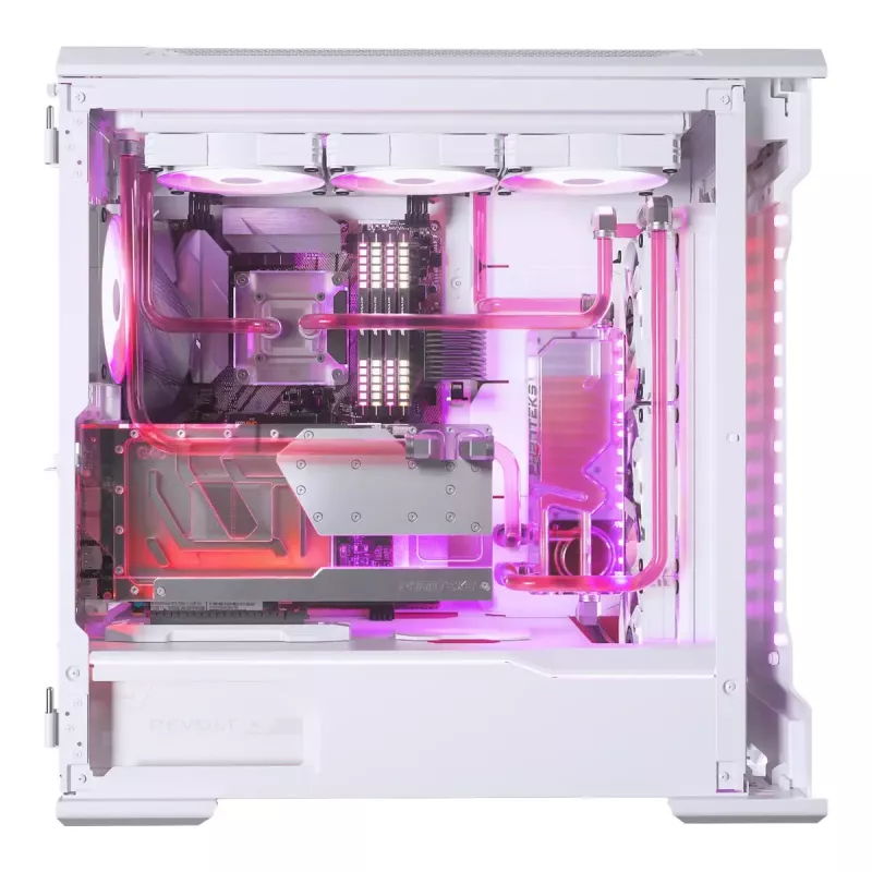 Water block + Backplate Phanteks Glacier G40 Akrüül Vask Hall Läbipaistev