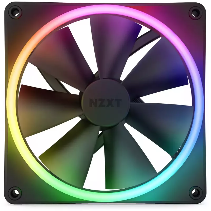 Ventilaator NZXT F120 RGB DUO 12 cm must 500–1800 RPM 2.42 mmH2O