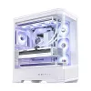 Arvutikorpus Jonsbo D400 Midi Tower ATX karastatud klaas - valge