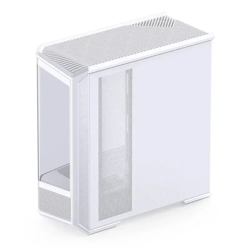 Arvutikorpus Jonsbo D400 Midi Tower ATX karastatud klaas - valge