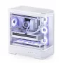 Arvutikorpus Jonsbo D400 Midi Tower ATX karastatud klaas - valge