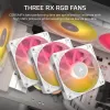 CORSAIR protsessori jahuti - Icue Link Titan 360 Rx RGB Aio vedelikjahuti - valge
