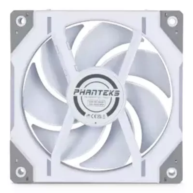 Fan Phanteks D30-120 12 cm Valge 250-2000 RPM Fluid Dünaamiline Laager