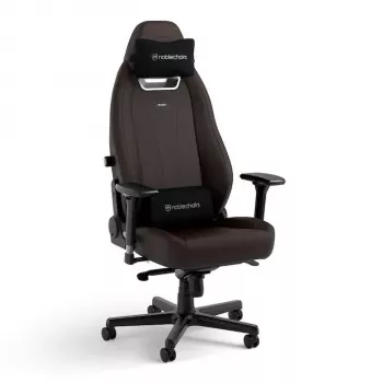 Mängutool noblechairs LEGEND — polsterdatud iste, pruun, 520 mm laius, 132–142 cm kõrgus, 150 kg max