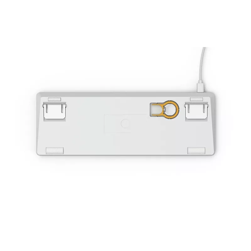 Glorious Gaming GMMK klaviatuur USB QWERTY US International Hõbedane, Valge