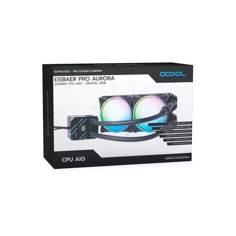 All-in-one vedelikjahuti Alphacool Eisbaer Pro Aurora 240