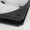 Õhkjahuti Silverstone Air Slimmer 120 12 cm must läbipaistev