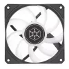 Õhkjahuti Silverstone Air Slimmer 120 12 cm must läbipaistev