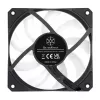 Õhkjahuti Silverstone Air Slimmer 120 12 cm must läbipaistev