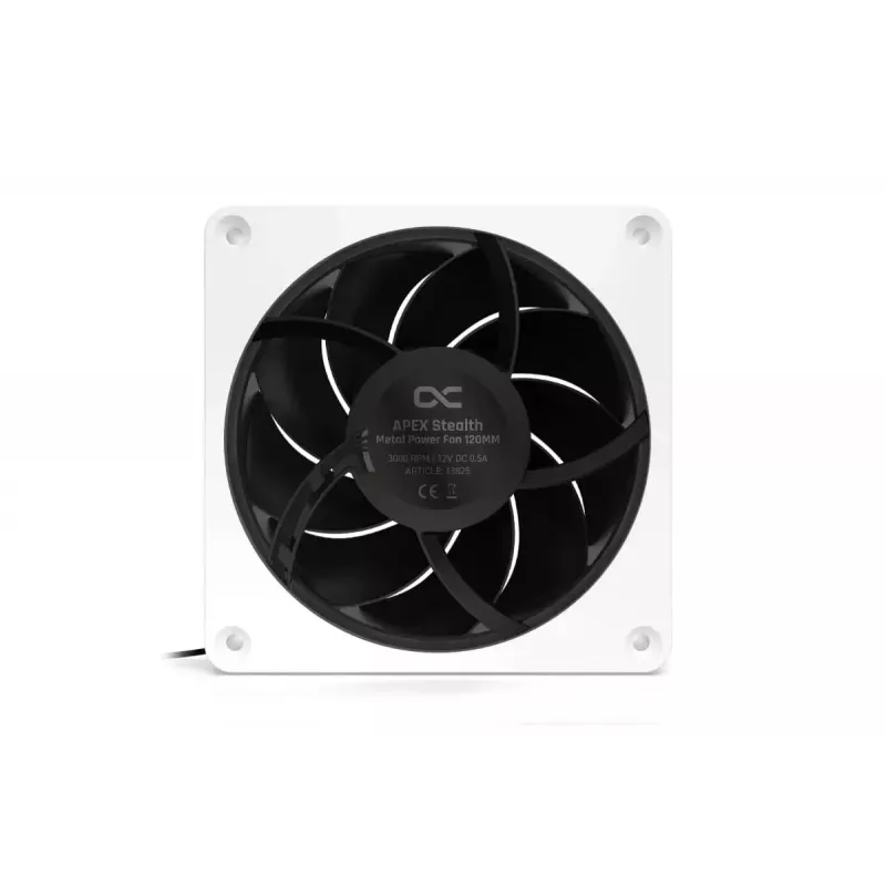 Alphacool Apex Stealth Metall 12 cm valge 400-3000 RPM 30-49.9 dB