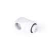 Kinnituskomplekt Alphacool Eiszapfen L-pistik pöörlev G1/4 väliskeere G1/4 sisekeermele valge