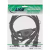 InLine Y-toitekaabel 1x CEE 7/7 nurga all / 2x 3-kontaktiline IEC C13 isane, 1,8 m