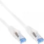 InLine patch-kaabel S/FTP PiMF Cat.6A halogen free 500MHz Valge 5m