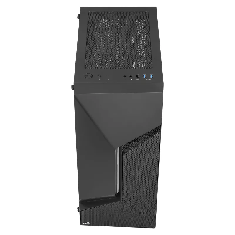 Aerocool SCAPEBKV3 Gaming ATX Case Front RGB LED Tempered Glass 3x ARGB Fans Must