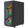 Aerocool SCAPEBKV3 Gaming ATX Case Front RGB LED Tempered Glass 3x ARGB Fans Must